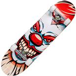 Skateboard ActionOne ABEC-7, Aluminiu, 79 x 20 cm, rosu, Clown