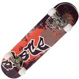 Skateboard ActionOne ABEC-7, Aluminiu, 79 x 20 cm, Multicolor, Skate Skull