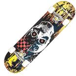 Skateboard Action One ABEC-7, Aluminiu, 79 x 20 cm, multicolor, Color Skull