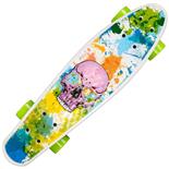 Penny Board Action One 22, ABEC-7, PU, Aluminium truck, Pink Skull