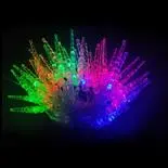 Instalatie 20 LED-uri  Holly, model turturi, 3.5 m, multicolor