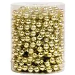 Sirag margele decorative Holly, auriu, 3 m x 10 mm