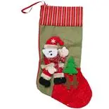 Cizmulita cadou Holly, Santa ursulet, 47 x 18 cm