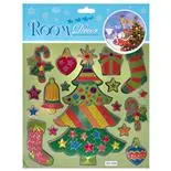 Stickere festive Holly Bradut cu cadouri 18x23.5 cm