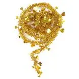 Beteala Holly inimioare cu reflexii 6cm x 2m, auriu