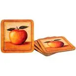 Set suport pluta pahare Gemma 4 bucati Mar vintage