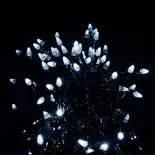 Instalatie 100 LED-uri striate, Holly, lumina rece, 9 m