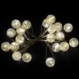 Set 20 de MicroLED-uri Holly Crackle Ball, 220 cm