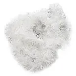 Beteala decorativa Holly 5cm x 2m alb