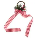 Inel festiv pentru sticle Holly, 12 cm