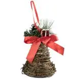 Clopotel Holly ratan, 21 cm