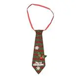 Cravata Holly pentru copii verde/rosu