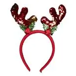 Bentita Holly Rudolf cu paiete rosii