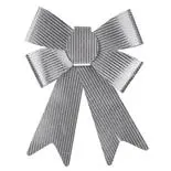 Funda pastelata Holly, cu striatii, argintiu, 22 x 17 cm