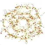Ghirlanda Holly multicolora, 2.25 m