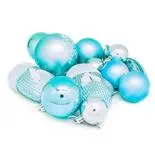 Set mixt Holly, 14 globuri acid blue