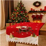 Runner masa Holly, Mos Craciun, 174x40 cm