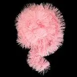 Beteala stralucitoare si lucioasa Holly, 9cm x 2m, roz