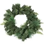 Coronita artificiala nedecorata de Craciun Holly, 60cm