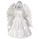 Ornament Holly, Ingeras iluminat led, 15.5cm