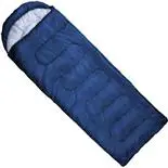 Sac de dormit plic cu gluga Action One La Paz, 210x75 cm, navy