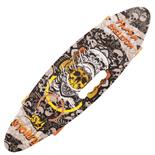 Penny board Action One® Portabil, PU, ABEC-7, Aluminiu, Eggboard Furious