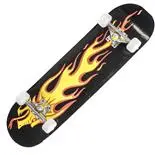 Skateboard Action One ABEC-7, Aluminiu, 79 x 20 cm, multicolor, Fire Dragon