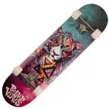 Skateboard Action One ABEC-7, Aluminiu, 79 x 20 cm, multicolor, Beloved