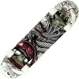 Skateboard Action One ABEC-7, Aluminiu, 79 x 20 cm, gri, Vampire Lips