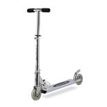 Trotineta Action One Aluminium Scooter cu 2 roti, aluminiu, pliabila, argintiu, 77 x 25.5 x 60 cm