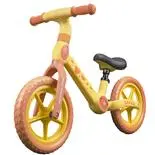 Bicicleta fara pedale pentru copii 2-5 ani Action One Spiky, 12 inch, portocaliu