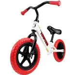 Bicicleta fara pedale pentru copii Action One Ready, 12 inch, alb cu rosu