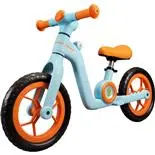 Bicicleta fara pedale pentru copii Action One Little Dino, 12 inch, blue
