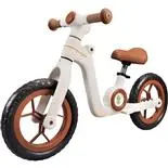 Bicicleta fara pedale pentru copii Action One Little Dino, 12 inch, alb
