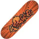 Penny Board Action One Extreme Passion, print pe ambele fete, 41x12cm, multicolor