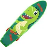 Penny Board Action One T-Rex, 53x14.5cm, verde