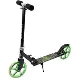 Trotineta Pliabila Action One Flow, cu cric, roti 200 mm verzi, negru