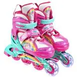 Role reglabile Action One Unicorn Fantasy,roti luminoase, M(35-38), roz