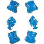 Set protectii copii Miniguard, genunchiere, cotiere si aparatori incheieturi, marimea S, albastru